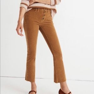 Brown Madewell Corduroy Cali Denim Boot